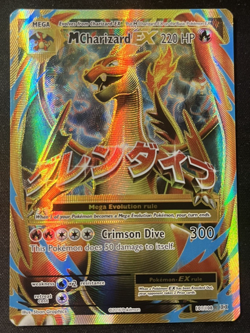 M Charizard EX (Full Art) Ultra Rare Holo XY - Evolutions 101/108 NM Pokemon TCG - Image 1