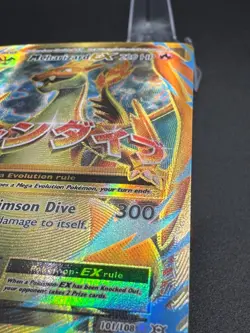 Pokemon TCG M Charizard EX (Full Art) 101/108 Evolutions Holo NM - Image 5
