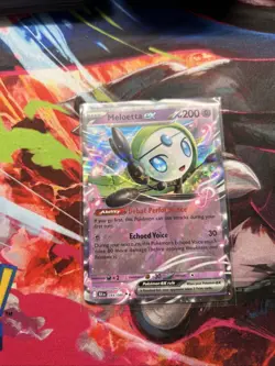 Meloetta ex 044/086 - S&V: Black Bolt Double Rare Holo Card - Pokemon TCG (NM) - Image 1