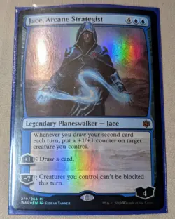 Jace, Arcane Strategist - MTG Trading Card - War of the Spark 270/264 Foil - Image 1