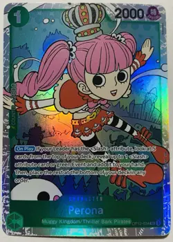 One Piece Card Game Perona OP12-034 SR Art English Edition - Image 1
