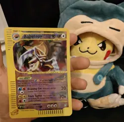 Crystal Kabutops 12/12 Skyridge Jumbo Oversized Box Topper Pokemon Card - Image 1