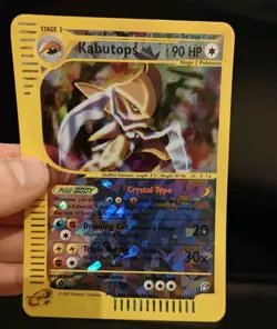 Crystal Kabutops 12/12 Skyridge Jumbo Oversized Box Topper Pokemon Card - Image 3