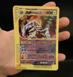 Crystal Kabutops 12/12 Skyridge Jumbo Oversized Box Topper Pokemon Card - Image 4