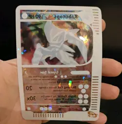 Crystal Kabutops 12/12 Skyridge Jumbo Oversized Box Topper Pokemon Card - Image 5