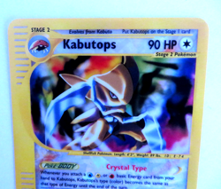 Pokemon Crystal Kabutops Skyridge Box Topper, Jumbo Card 12/12 LP - Image 3