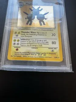 Magneton Holo 9/102 - Base Set - PSA 8 Graded Pokemon Card 1999 - Image 4