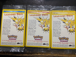 Pokemon Cards Sealed LEGENDARY BIRDS Promo Set of 3 ZAPDOS ARTICUNO MOLTRES 2000 - Image 1