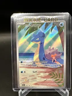 2025 Pokemon TCG Misty's Lapras Illustration Rare Destined Rivals 194/182 IR - Image 1