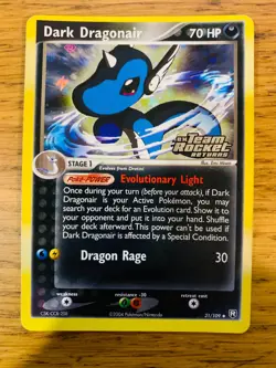 NM! Dark Dragonair (31/109) EX Team Rocket Returns Reverse Holo Pokemon Card! - Image 1