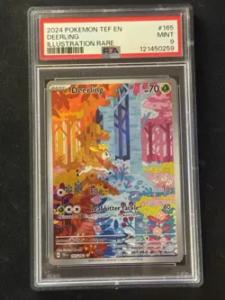 Deerling 165/162 Illustration Rare IR Pokemon SV05 Temporal Forces PSA 9 Mint - Image 1