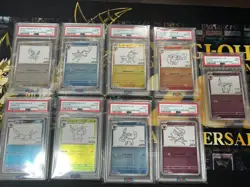 PSA 10 PSA 9 Yu Nagaba Eevee’s Promo Complete Set Of 9 Pokemon Card Japanese - Image 1