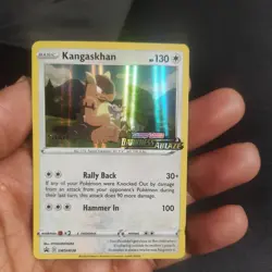 Pokemon - 2020 - Darkness Ablaze - Kangaskhan - Prerelease Staff Promo - SWSH038 - Image 1