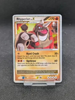 Pokemon TCG Rhyperior LV.X DP29 Diamond Pearl Black Star Holo LP EXCELLENT - Image 4
