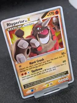 Pokemon TCG Rhyperior LV.X DP29 Diamond Pearl Black Star Holo LP EXCELLENT - Image 5
