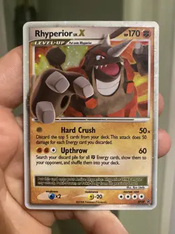 Rhyperior Lv.X DP29 - Pokemon TCG Diamond and Pearl Black Star Promo HP - Image 1