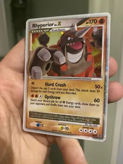 Rhyperior Lv.X DP29 - Pokemon TCG Diamond and Pearl Black Star Promo HP - Image 4