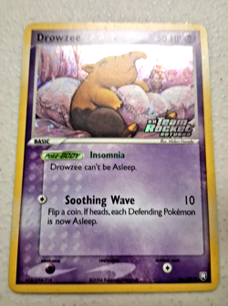 Pokemon Drowzee Team Rocket Returns 54/109 Reverse Holo Stamp LP Fast Ship - Image 1