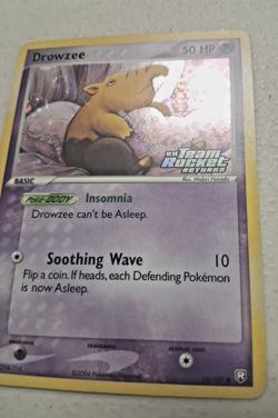 Pokemon Drowzee Team Rocket Returns 54/109 Reverse Holo Stamp LP Fast Ship - Image 4