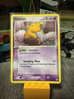 Drowzee 54/109 EX Team Rocket Returns Reverse Holo Stamped Pokemon Card LP - Image 1
