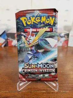 Pokemon Crimson Invasion 10 Card Sealed Booster Pack 1 Sun & Moon And Kartana 🔥 - Image 5
