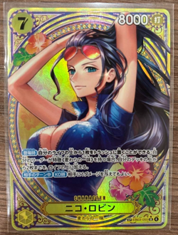 Nico Robin EB03-055 SP SR Parallel ONE PIECE Card Heroines edition 2025 TCG NM - Image 1