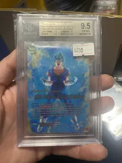 Dragon Ball Super Card - SS3 Vegito Energy Eruption Pre Release BGS 9.5 Mint - Image 1