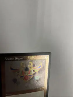 Arcane Signet Foil Etched Secret Lair Card #589 MTG LP - Image 3