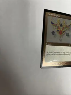 Arcane Signet Foil Etched Secret Lair Card #589 MTG LP - Image 5