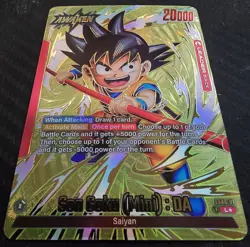 DBS Dragon Ball Fusion World FS06-01 Son Goku Leader ALT Winner Trading Card - Image 1