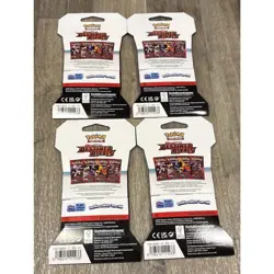 (4) Pokemon Destined Rivals Sleeved Booster Card Pack *Sealed* - Image 2