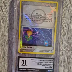 POKEMON WARP POINT #88/100 MAJESTIC DAWN CROSS HOLO LEAGUE CGC 10 TCG CARD - Image 3