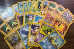 24 Card Lot! 2002 Neo Destiny, Pokemon TCG, WotC, Common/Uncommon, Corner Damage - Image 1