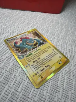Pokemon TCG Feraligatr EX Dragon Frontiers Holo Rare Card 2/101 - Image 3