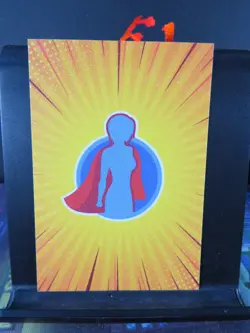 Gwen Stacy Marvel Rare Glitter Art Card Collectible Comic Character NM Spiderman - Image 3