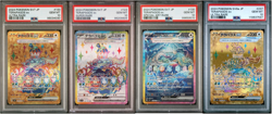 PSA 10 GEM MINT - Japanese Pokemon Terapagos - 4 Card Set - Image 1