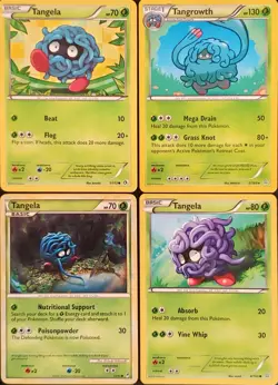 (4x) TANGELA TANGROWTH - Pokemon Card Collection Set - Image 1