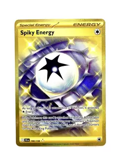 Spiky Energy 190/159 Journey Together Gold Hyper Rare Pokemon TCG Card NM - Image 1
