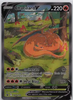 Charizard V - SWSH260 Holo SWSH: Sword & Shield Promo Cards NM - Image 1