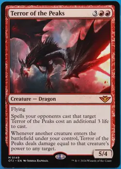 Terror of the Peaks Outlaws of Thunder Junction PLD CARD (511169) ABUGames - Image 1