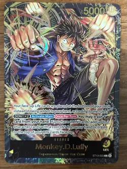 Monkey.D.Luffy Premium Card Collection Leader Collection ST13-003 One Piece TCG - Image 1