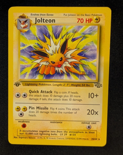 Jungle | Pokemon Jolteon TCG 1st Edition Card 20/64 - Image 1