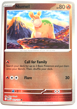 Pokemon Numel foil ! + FREE extra Rare card ! - Image 1
