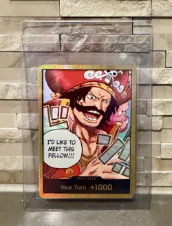 DON!! Card (Gol.D.Roger) (Gold) English OP13 Carrying His Will - One Piece Card - Image 1