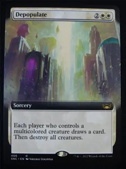 Depopulate Extended Art - Mtg Card #N3 - Image 1