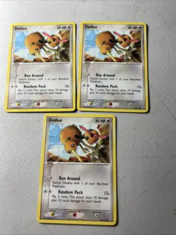 DODUO 62/112 - NON-Holo- Fire Red & Leaf Green - 2004 Pokemon Card - Lp Lot X3 - Image 1