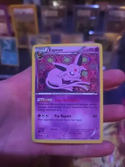 2013 Pokemon, Black & White Promos, #BW92 Espeon, Holo Black Star Promo - Image 1