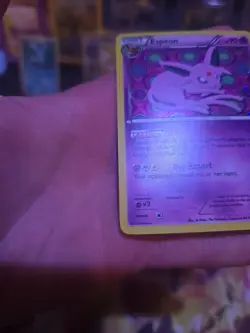 2013 Pokemon, Black & White Promos, #BW92 Espeon, Holo Black Star Promo - Image 3