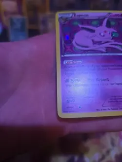 2013 Pokemon, Black & White Promos, #BW92 Espeon, Holo Black Star Promo - Image 4