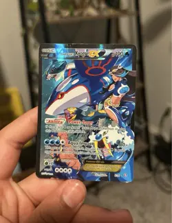 Pokemon Team Aqua's Kyogre EX Full Art Holo Ultra Rare Double Crisis 6/34 - Image 1